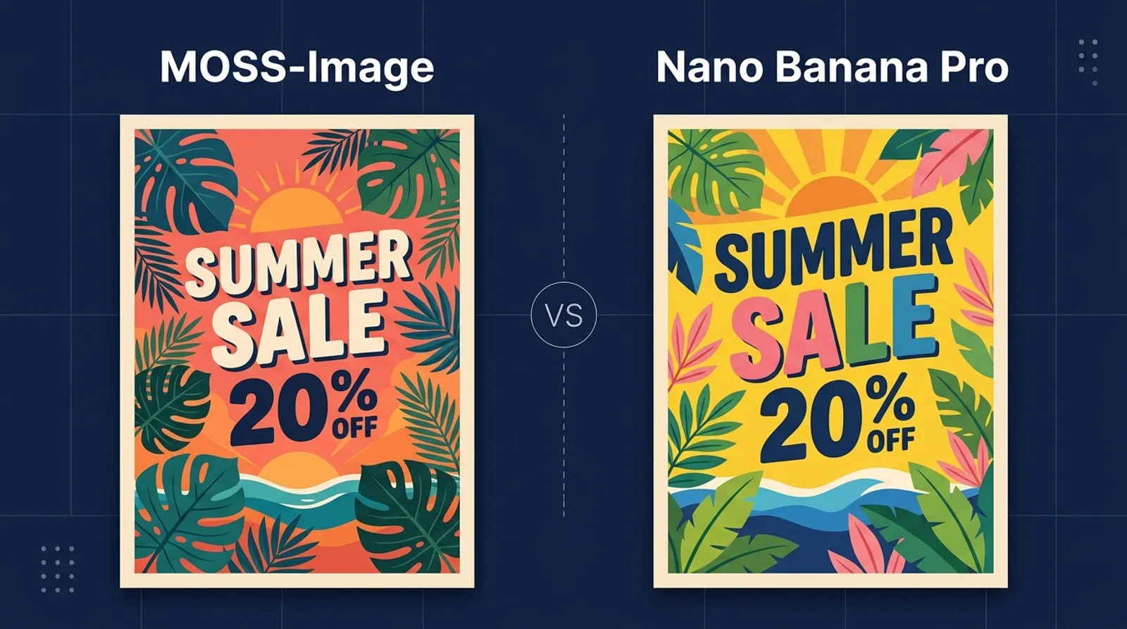 MOSS-Image 对比 Nano Banana Pro:文字渲染、版式控制与获取方式